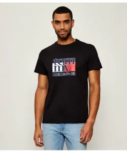 Футболка Slim fit Tommy Jeans, черный