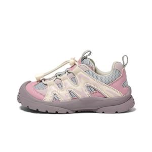 Snoffy Легкие повседневные кроссовки для активного отдыха Outdoor Collection розовый/серый/белый детские