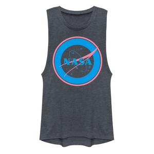 Футболка с круглым вырезом и логотипом НАСА для юниоров синего цвета Licensed Character