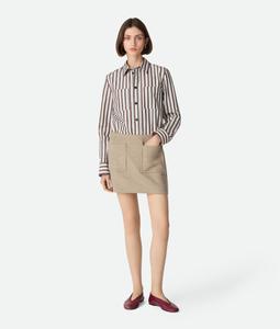 Wool and cashmere skirt BOTTEGA VENETA, песочный меланж