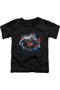 Футболка с коротким рукавом Superman Stardust для малышей Gildan, черный