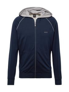 Толстовка с капюшоном на молнии BOSS Mix&Match, темно-синий