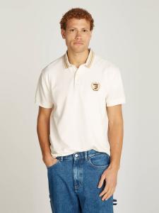 Поло Tommy Jeans Regular Fit, белый