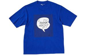 UNIQLO Футболка унисекс, цвет Blue