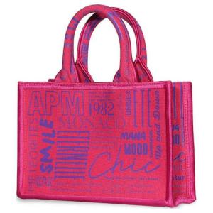 Apm Monaco Сумка холщовая, Pink