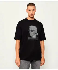 Футболка Loose fit Karl Lagerfeld, черный