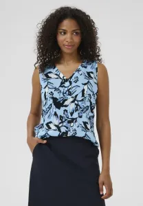 Топ с принтом kaamber Kaffe, Blue Graphic Flower