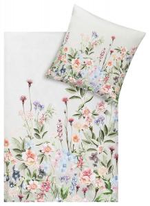 Постельное белье Mako из атласа, 135x200 см, зеленое Estella, зеленый