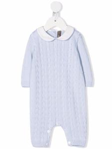 Little Bear шерстяной ромпер фактурной вязки, синий
