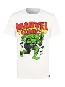 Футболка Re:Covered T-Shirt Marvel Comics Hulk Japan Washed, белый