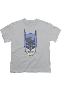 Футболка с коротким рукавом Batman Bitman для детей Gildan, серебряный