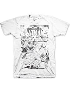 Футболка белого цвета Batman