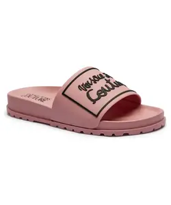 Тапочки из ракушек Versace Jeans Couture, розовый