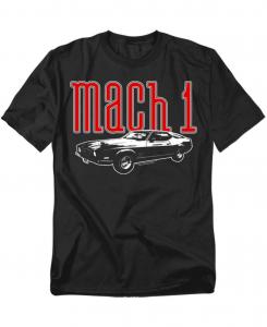 Футболка Ford Mach 1 больших размеров Mustang, Black