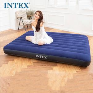 Intex64759W двойная увеличенная надувная кровать, домашний спальный коврик, портативная кровать для обеда, уличная палатка, складная кровать N