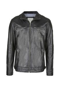 Кожаная куртка БУБРУНО Bugatti, черный