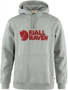 Fjällräven Мужское худи Fjallraven с логотипом Fjallraven, Grey/Melange