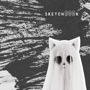 ghost sketchbook: Ghostly Elegance - A Minimalist Cat Sketchbook for Art and Imagination | Kawaii Cute Aesthetic (Independently published)