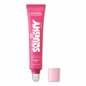 Бальзам для губ Clean Fresh Squishy Glaze Lip Butter Balm CoverGirl, Raspberry Twist (sheer fuschia)