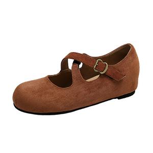 WUJI Женские повседневные туфли 1,5 см коричневые, цвет Brown