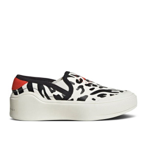 Кроссовки adidas Stella Mccartney X Wmns Court Slip-On 'Animal Print', белый