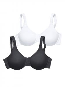 Бюстгальтер-минимайзер PETITE FLEUR Minimizer BH, цвет schwarz+weiß