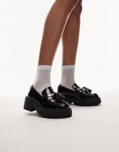 Массивные мокасины Cameron от Topshop черного цвета