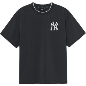 Футболка charcoal gray детская MLB, серый