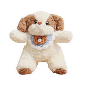 Успокаивающая обеденная слюнявчик плюшевая кукла кролик щенок 25см/35см высота MLING