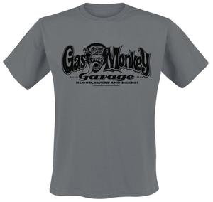 Футболка Gas Monkey Garage Logo, серый