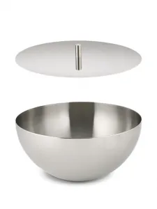 Сменный блок для свечи с ароматом амбры Small Rocc 250 г Alessi, серебристый