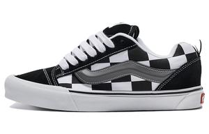 Обувь для скейтбординга Vans Knu Skool унисекс, черное и белое