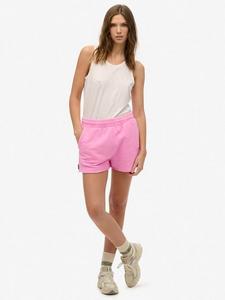 Шорты Essential Logo с эффектом окрашивания Superdry, Lilac Chiffon