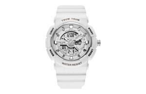 Disney Электронные часы с силиконовым ремешком унисекс белый циферблат