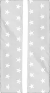Подушка для детской праздничной скамьи - 108 x 20 см - Комплект из 2 подушек для сидения в дизайне Маленькие звездочки - Подушки подходят для детских праздничных наборов Roba - Серый / Белый roba
