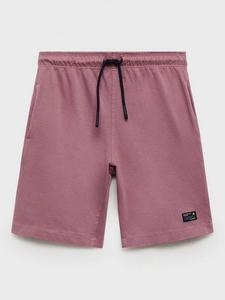 Детские хлопковые шорты с кулиской Mango, Cherry