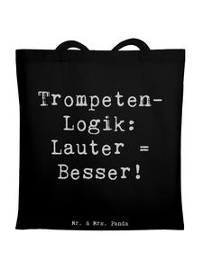 Mr. & Mrs. Panda Сумка с надписью, трубной мудростью и изречением, написанными черным цветом