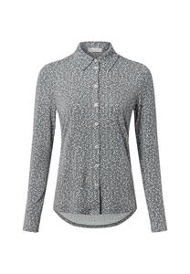 Блуза Marc O'Polo Button-down blouse, Blau Weiß/Blue