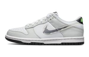 Кроссовки Nike Dunk Low, серый/белый