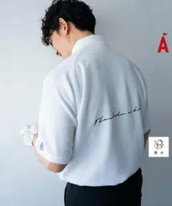 Водоотталкивающая рубашка-поло STREAM, созданная в сотрудничестве с Такаши Сакураи Adabat Stream, цвет White(001)