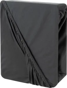 Простыня 180х200 на резинке, хлопок, для двуспальных матрасов, серая 24926 Ruhhy