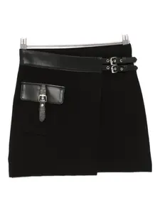 Юбка с карманом и пряжкой LIU JO, черный
