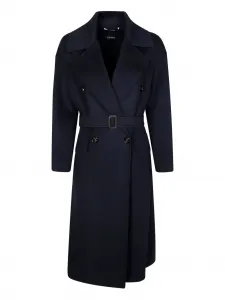 Двубортное пальто «Алиса» с поясом 'S Max Mara, синий