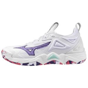 Женские Wave Momentum 3 'White Violet Indigo' Mizuno, белый