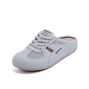 Женские сандалии с закрытым носком и пластиковой подошвой, устойчивые к истиранию JOHLIN DREAM, Khaki Green