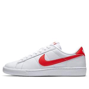 Кроссовки теннисные классические красные Nike, белый