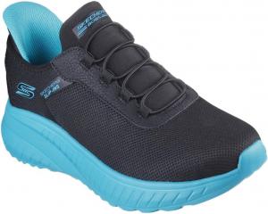 Мужские кроссовки Skechers Squad Chaos - Прочные слипоны для легкой ходьбы без использования рук, черный