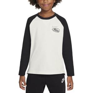 Футболка Black/Sail White для детей 3-7 лет Nike