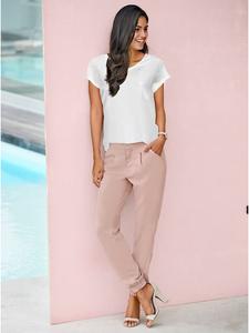 Брюки пудрового цвета WITT WEIDEN