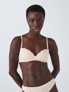 Бюстгальтер Isla без косточек с мягкими чашками John Lewis, Cream